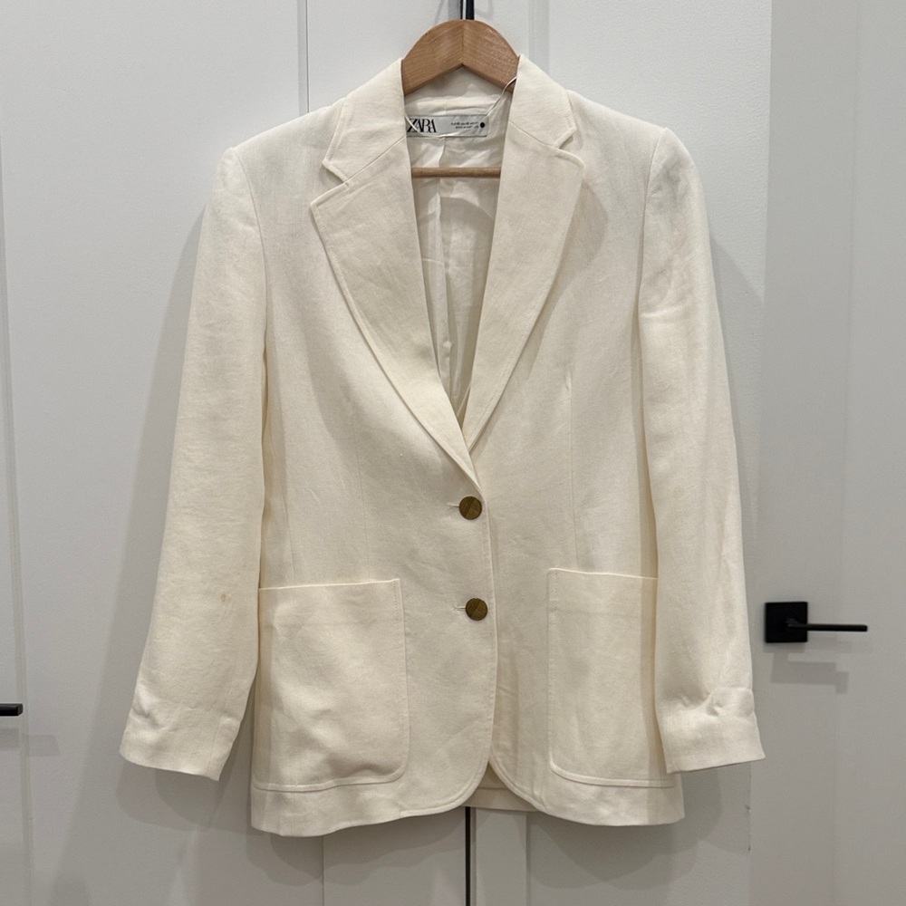 Zara Linen Blazer